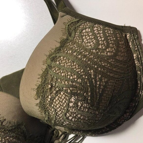 Victorias Secret RN54867 Green Underwire Padded 34D #4102-4 - Picture 3 of 10